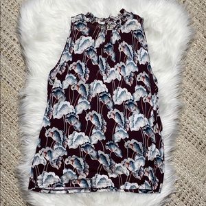 Cotton Patterned Blouse in a size M